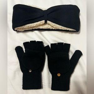BearPaw head band and gloves